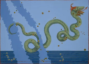 Constellation of Serpens Caput and Serpens Cauda, from 